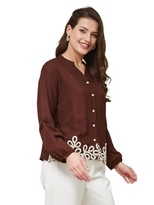 embroidered shirt